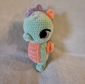 Handmade Crochet Seahorse